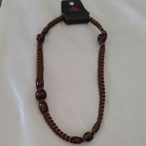 Brown Beaded Necklace